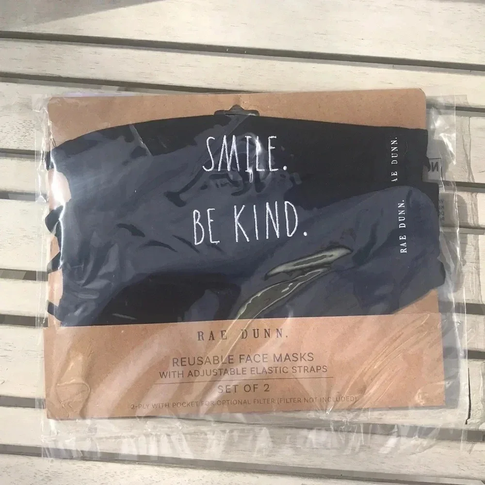 Rae Dunn Fabric Face Mask